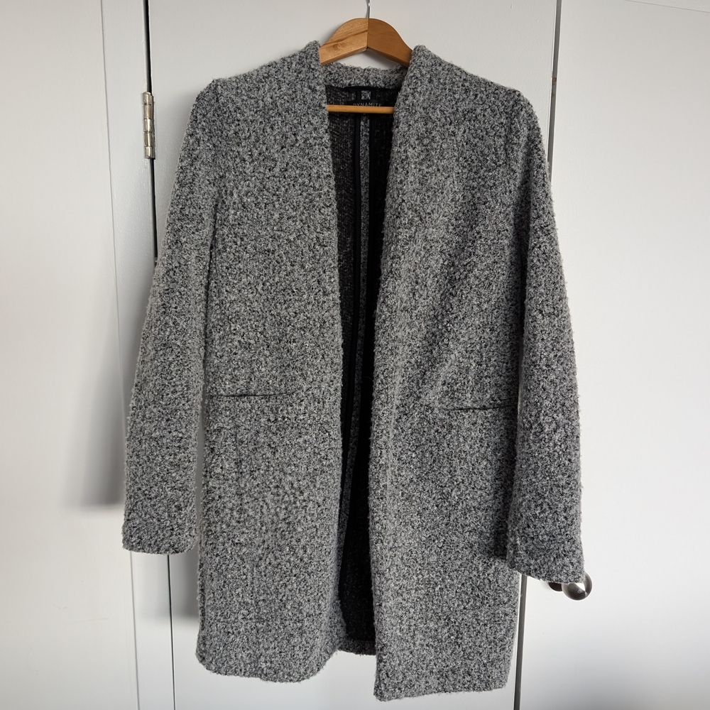 Bouclé Open Jacket